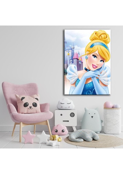 Külkedisi Cinderella Çocuk Odası Tabloları Hediye