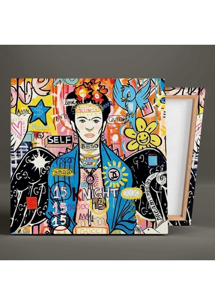 Efsane Ressam Sokak Sanatı Grafiti Kare Hd Baskı Kanvas Tablo fiyatları