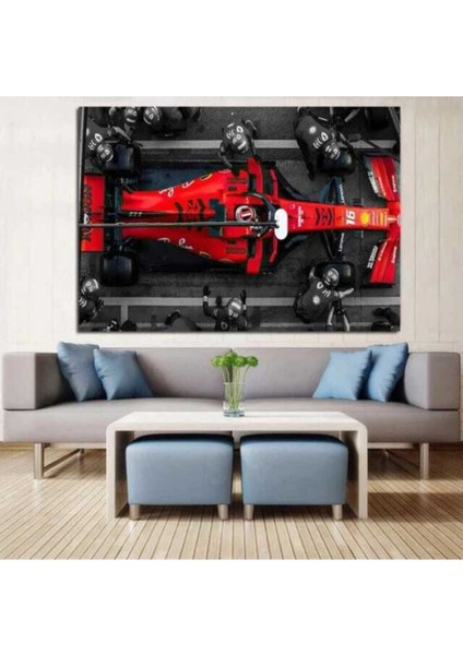 Dekoratif F1 Formula Hd Baskı Kanvas Tablo