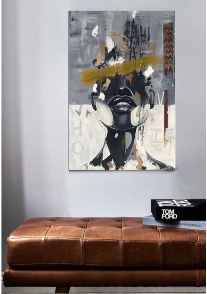 Soyut Kadın Temalı Dekoratif Hd Baskı Kanvas Tablo
