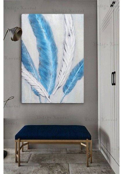 Blue In Fur Hd Baskı Kanvas Tablo