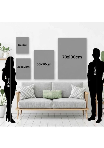 Dekoratif Soyut Altın Ağaç Sürreal Kanvas Duvar Tablosu fırsatları