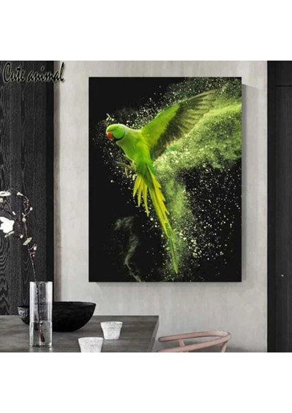 Parrot Dekoratif Hd Baskı Kanvas Tablo
