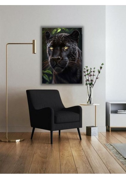 Kara Panter Tablo Jaguar Tablo Jaguar Hd Baskı Kanvas Tablo Salon Genç Odası Dijital Baskı Hd Baskı Kanvas Tablo