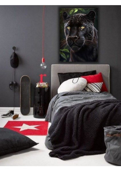 Kara Panter Tablo Jaguar Tablo Jaguar Hd Baskı Kanvas Tablo Salon Genç Odası Dijital Baskı Hd Baskı Kanvas Tablo modelleri