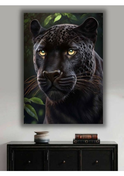 Kara Panter Tablo Jaguar Tablo Jaguar Hd Baskı Kanvas Tablo Salon Genç Odası Dijital Baskı Hd Baskı Kanvas Tablo fırsatları