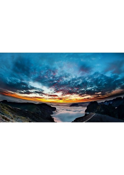 Günbatımı Hd Baskı Kanvas Tablo
