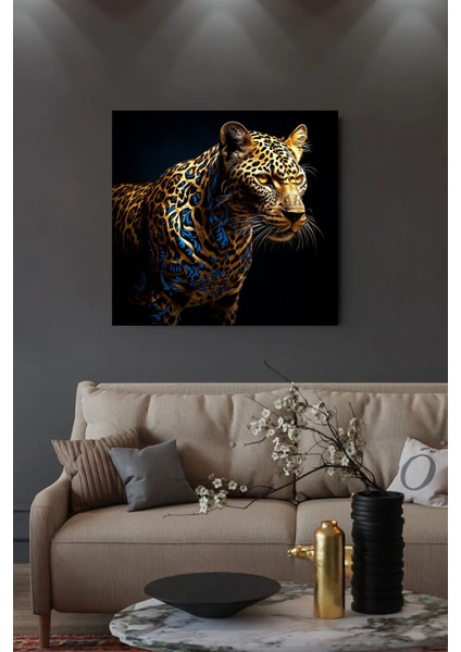 Hd Kalite Aslan Leopar Hd Baskı Kanvas Tablo