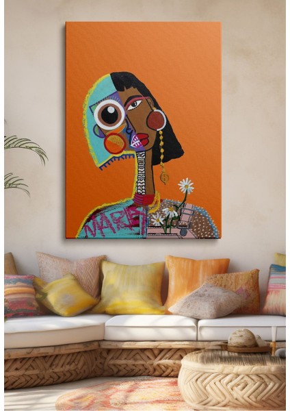 Kanvas Duvar Tablosu Tekli Canvas Tablo Boho Klasik Modern 145