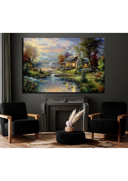 Hd Baskı Kanvas Tablo Doğa Manzara Modelli Dekoratif Şık Hd Baskı Kanvas Tablo Modelleri