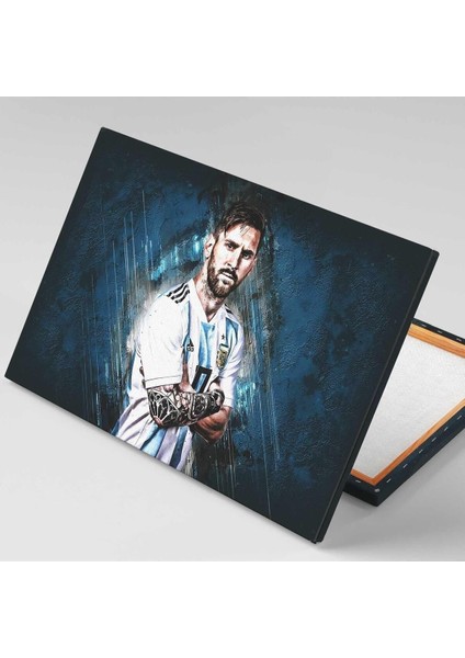 Lionel Messi Arjantin Futbol Art Hd Baskı Kanvas Tablo