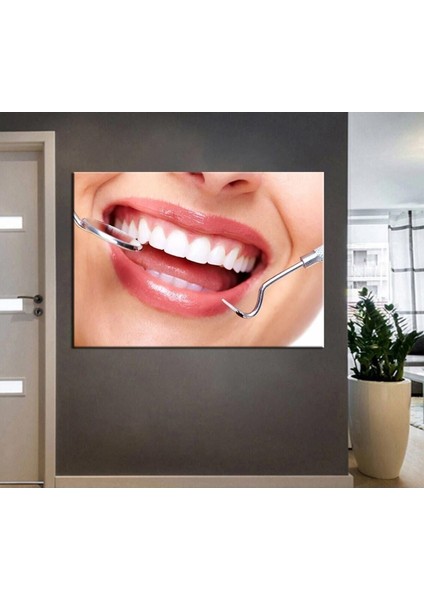 Ağız ve Diş Sağlığı Polikliniği Tabloları Dekoratif Diş, Dekoratif Dişçi, Dişçi Dekorasyonu DSC-153