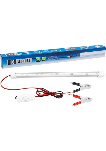 30 cm Akü Maşalı 12 Volt - 5 Watt T8 LED Ampul