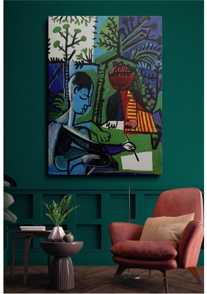 Kanvas Duvar Tablosu Tekli Canvas Tablo Boho Klasik Modern Picasso 013