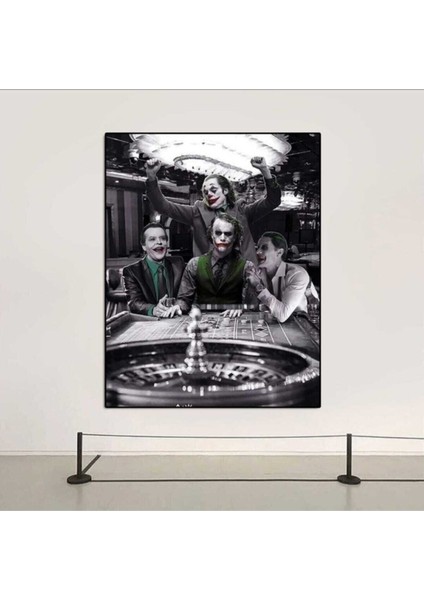 Dekoratif Joker Hd Baskı Kanvas Tablo