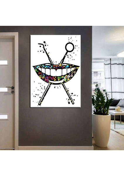 Ağız ve Diş Sağlığı Polikliniği Tabloları Dekoratif Diş, Dekoratif Dişçi, Dişçi Dekorasyonu