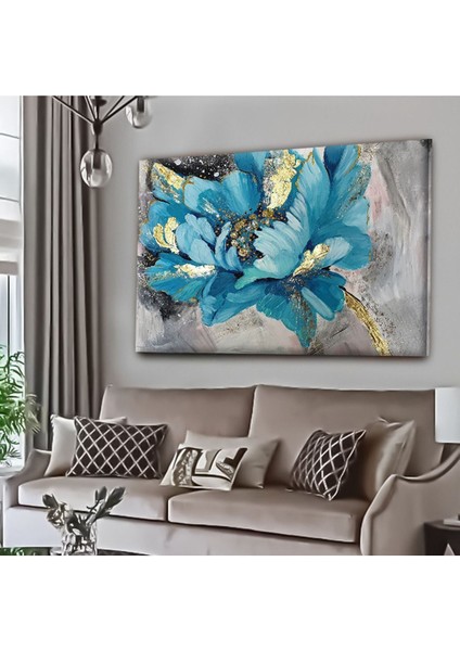 Dekoratif Tablonuz Dekoratif Modern Şık Çiçek Hd Baskı Kanvas Tablo E33