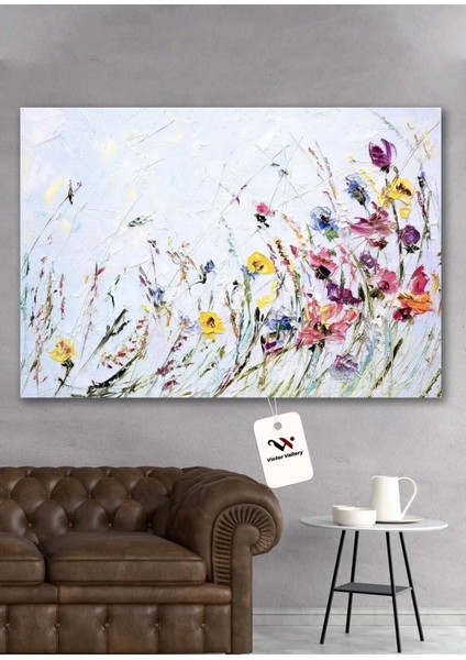 Yağlı Boya Görünümlü Poyraz Yeli Hd Baskı Kanvas Tablo