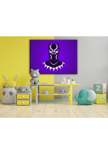 Black Kara Panter Çocuk Odası Tabloları