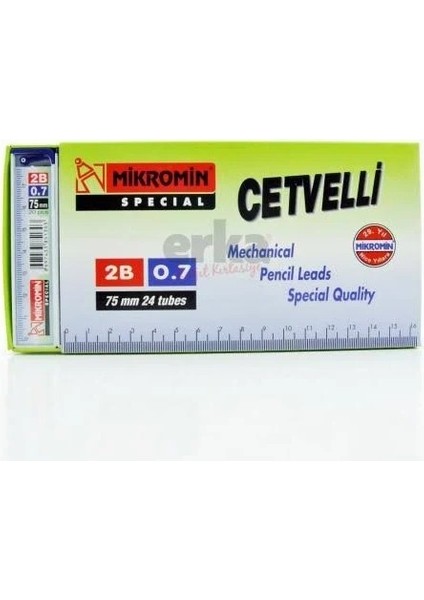 Cetvelli 2b 0 7 Kalem ucu 3 Adet tüp