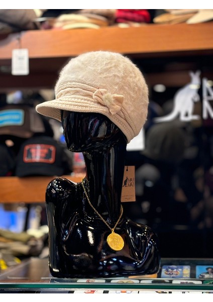 Mamasorbatti Kadın Siperli Yün Şapka