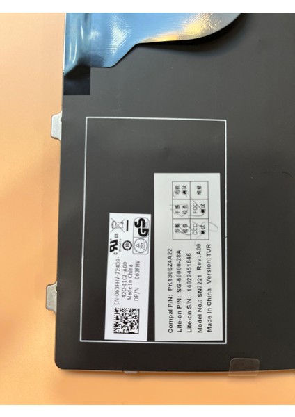 Dell Inspiron 15 3521 3537 15R 5521 5537 Laptop Klavye Tuş Takımı