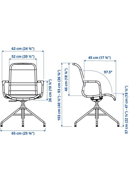 Rattan Çalışma Sandalyesi