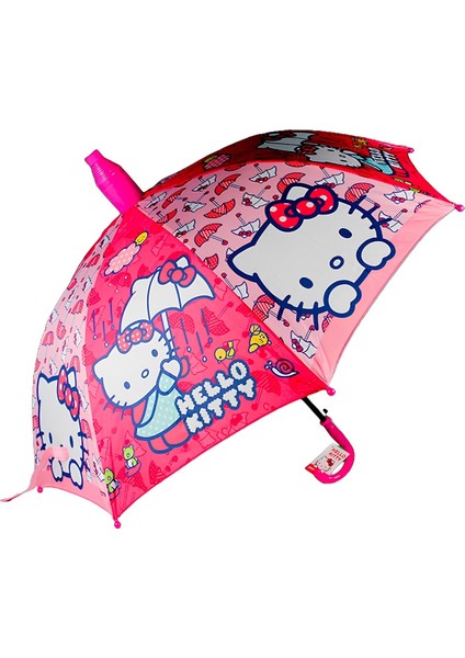 Koruma Kılıflı Hello Kitty Lisanslı Şemsiye - Model 1