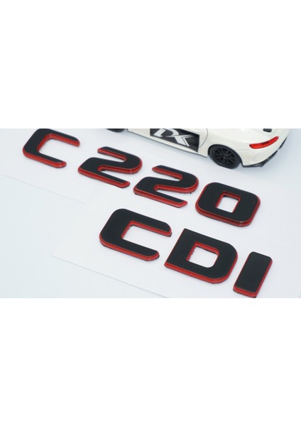 C 220 Cdi Bagaj Kırmızı Siyah Abs Yazı Logo Benz Ile Uyumlu fiyatları