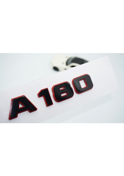 A 180 Bagaj Kırmızı Siyah Abs Yazı Logo Benz Ile Uyumlu