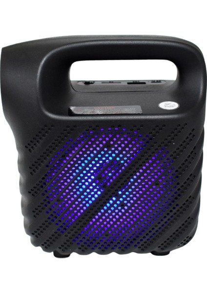 Gts 1525 Işıklı 4" Taşınabilir Bluetooth Hoparlör