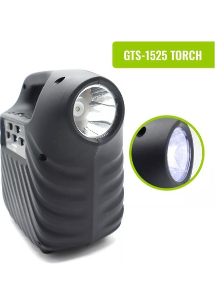 Gts 1525 Işıklı 4" Taşınabilir Bluetooth Hoparlör