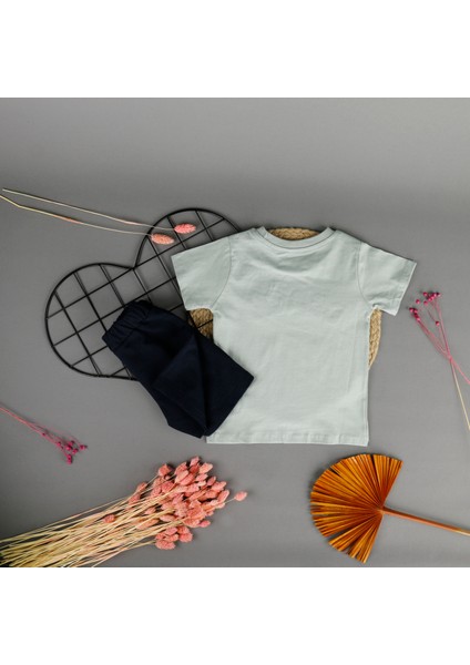 Beach Nakışlı Baskılı 2'li Erkek Takım fırsatları