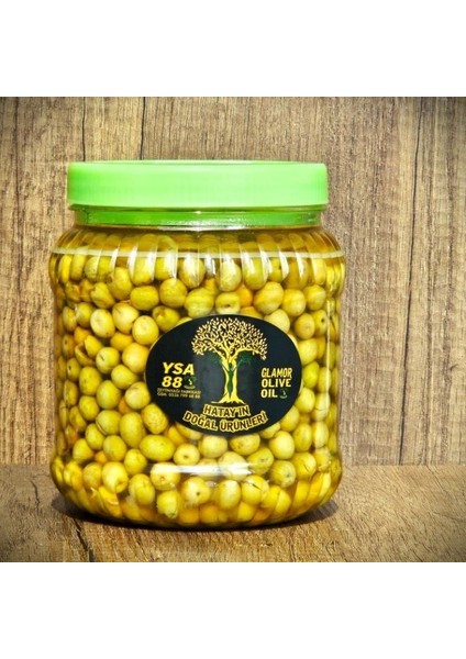 Halhali Kırma Yeşil Zeytin 1 kg