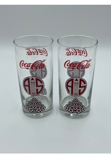 Antalyaspor Bardağı 2'li Set , Sen ve Ben , Coca Cola Antalyaspor Bardakları