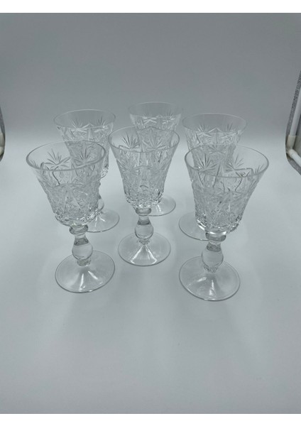 Şarap Kadehi 6'lı Takım , Kristal Şarap Kadehi , 1980'LERIN Ürünü