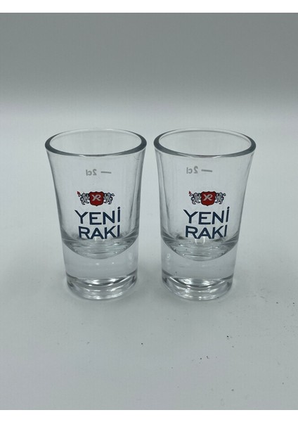Rakı Shut Bardağı 2'li Set , Sen Ben , Nadir Bulunur