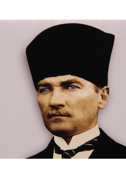 Sayılarla Boyama Seti 40X50CM - Atatürk