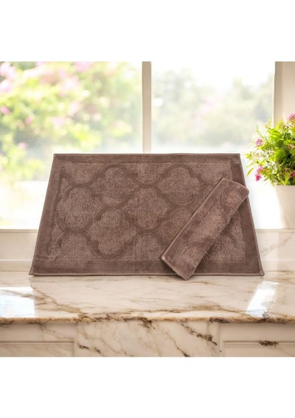 2'li Banyo Paspasi Halisi Pelus Hall Klozet Takimi Ebatlar 50 x 60 cm - 60 x 100 cm fiyatları