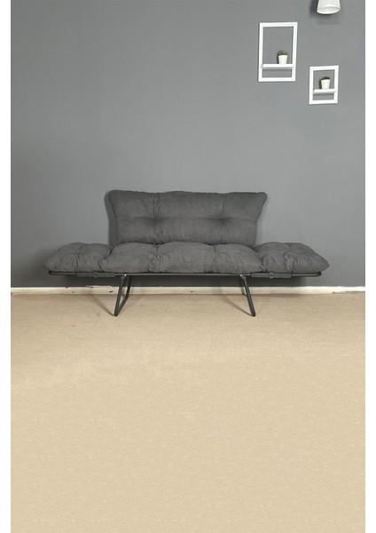 Katlanır Yataklı Ikili Kanepe | Mekanizmalı Çekyat Koltuk | Açılır Kollar & Fonksiyonel Tasarım | Modern, | Füme fırsatları