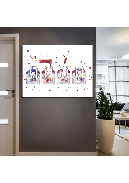 Ağız ve Diş Sağlığı Polikliniği Tabloları Dekoratif Diş, Dekoratif Dişçi, Dişçi Dekorasyonu