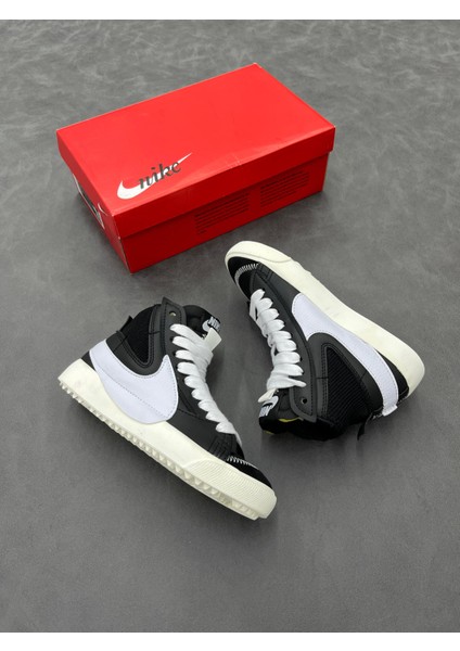 Blazer Mid Jumbo Bilekli Uzun Kışlık Unisex Günlük Spor Ayakkabı