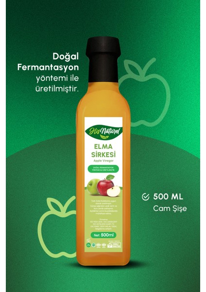 Enginar Ananas Elma Sirkesi İçilebilir Doğal 3'lü Set 3 x 500 ml