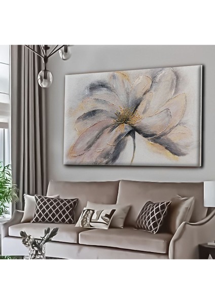 Dekoratif Tablonuz Dekoratif Modern Şık Çiçek Hd Baskı Kanvas Tablo E23