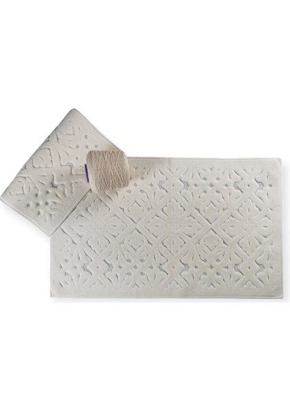 2'li Banyo Paspasi Halisi Pelus Hall Klozet Takimi Ebatlar 50 x 60 cm - 60 x 100 cm