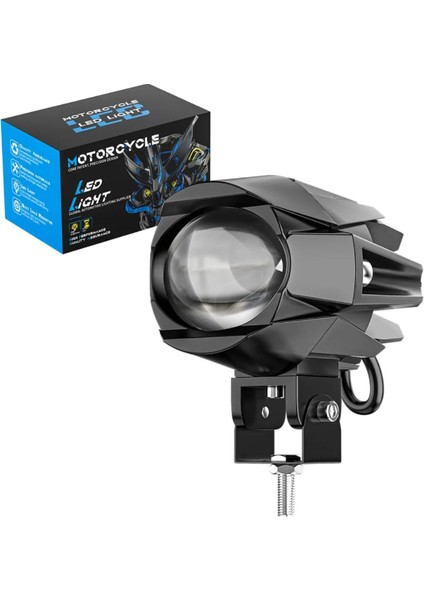 Motosiklet Turbo LED Sis Lamba Ms1 (Çift Renk)