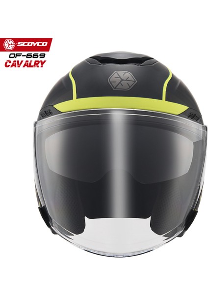 Yarım Motosiklet Kaskı Of 669 Cavalry modelleri