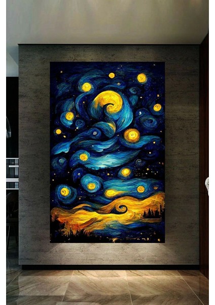 Yağlı Boya Görünümlü Van Gogh Etkisi Hd Hd Baskı Kanvas Tablo