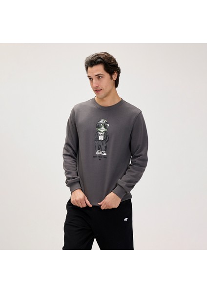 Gator Erkek Siyah Yuvarlak Yaka Sweatshirt fiyatları
