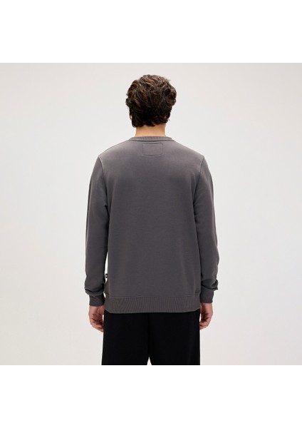 Gator Erkek Siyah Yuvarlak Yaka Sweatshirt fırsatları